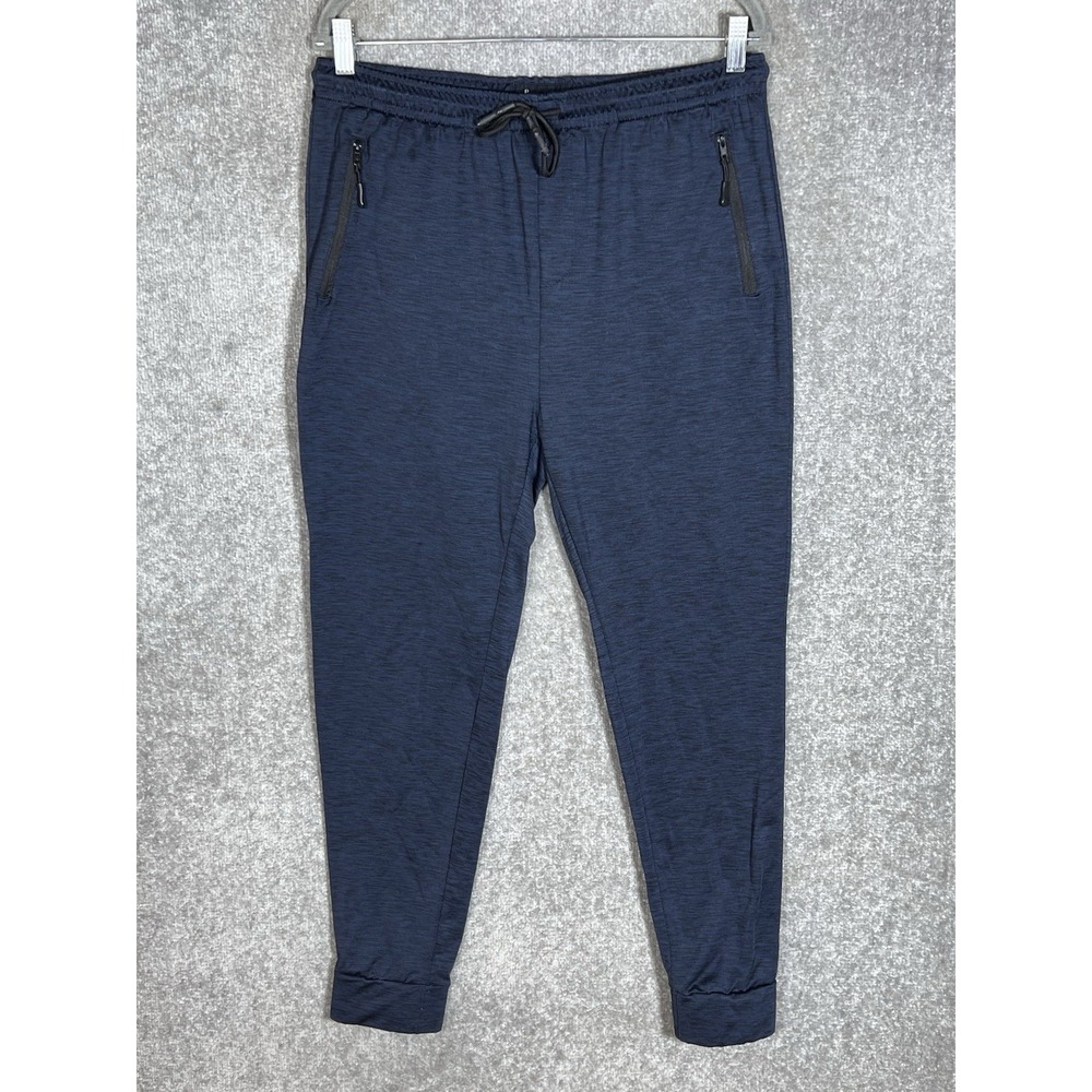 Public Record Scuba Jogger Pants Mens Size XL Blue Stretch Pockets Drawstring